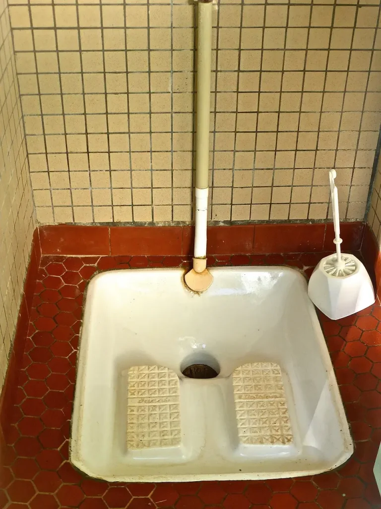 Squat toilet during Annapurna Circuit Trek